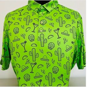 CS Green "SINKO" Print Polo